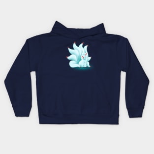 Glowing kitsune Kids Hoodie